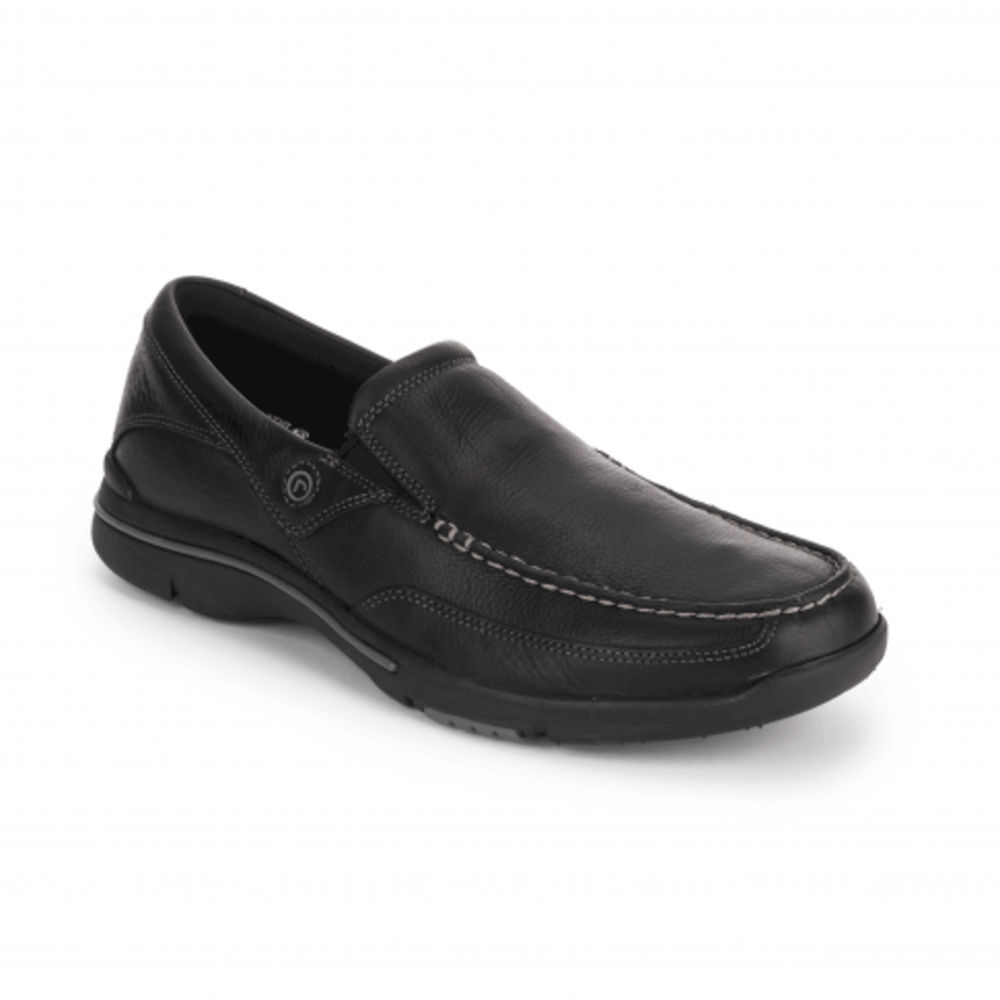 Rockport Mens Slip-On Black - City Play Eberdon - UK 485-XBLEYC